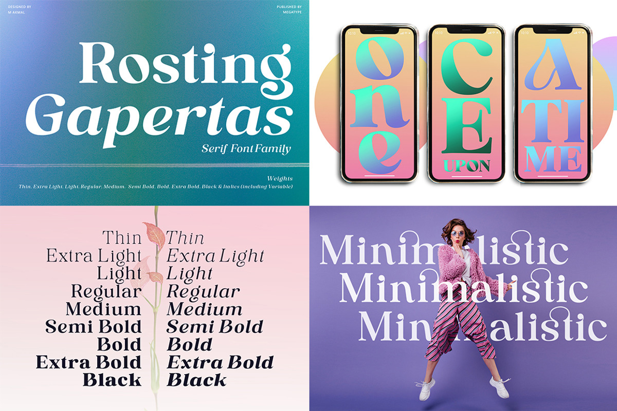 The Premium Creation Font Bundle, a Serif Font by Megatype (Photo 4 of 56)