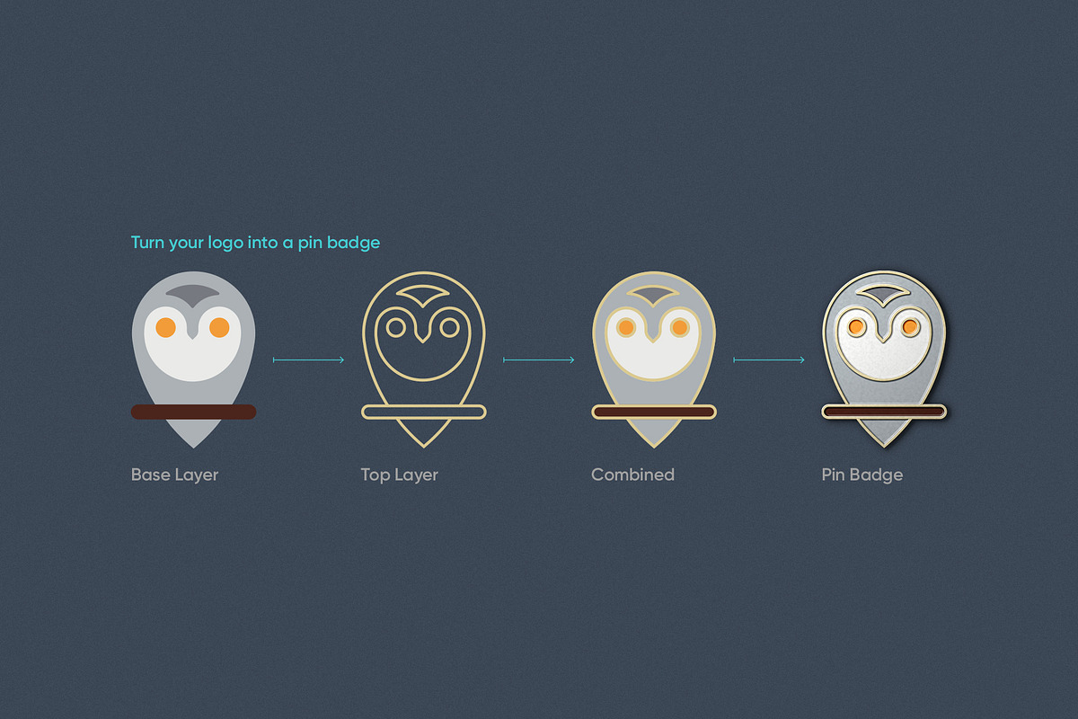 Enamel Pin Badge Mockup, a Product Mockup by Mokr (Photo 2 of 9)