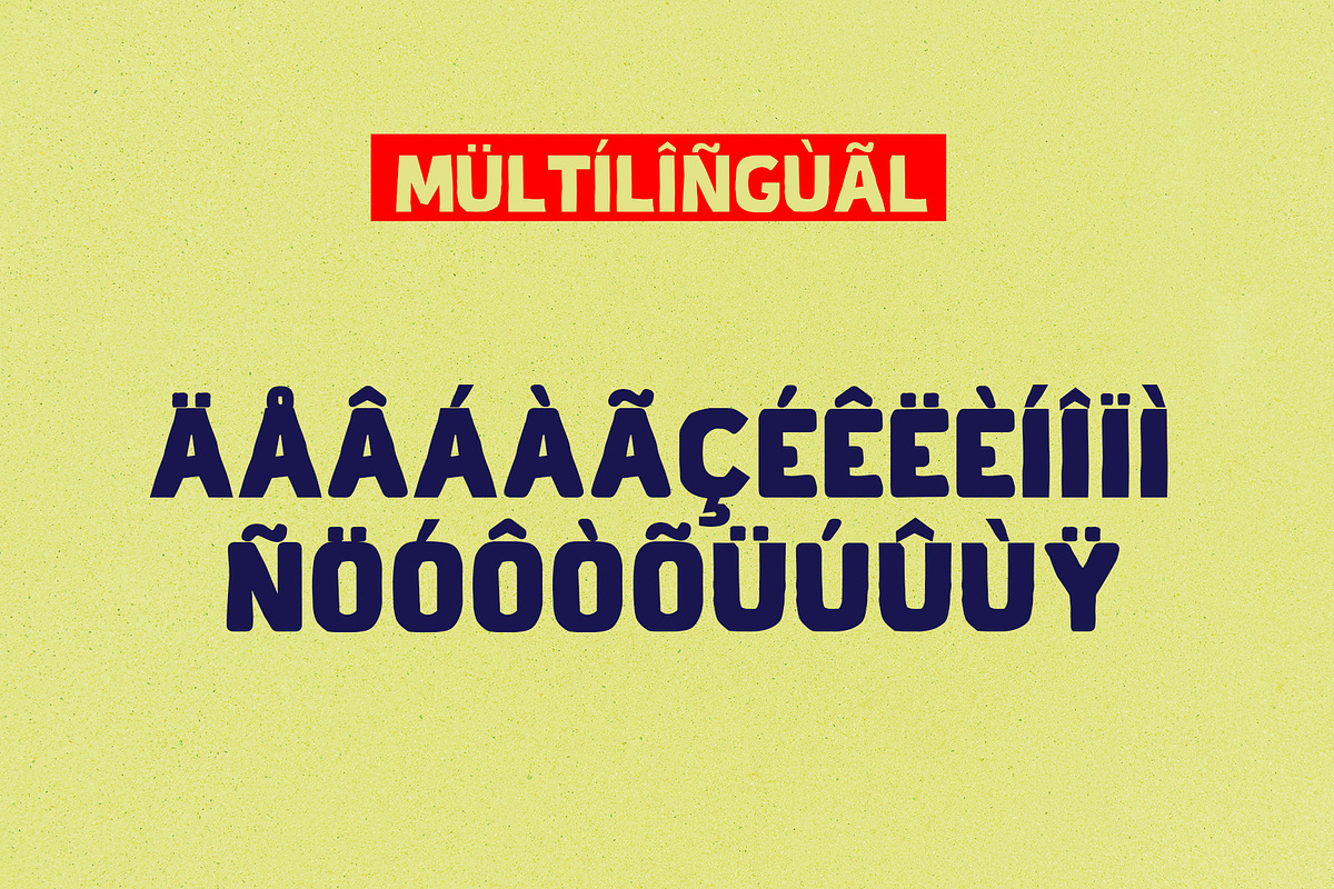 Gasser Gank Sans Serif Display Font, a Sans Serif Font by Pokal Studio (Photo 8 of 8)