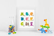 A-Z Monster Alphabet, a Graphic by Mallinka (Thumbnail 7 of 8)