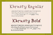 Khrusty Display Font + Icon Bundle, a Handwritten Font by Side X Side Studio (Thumbnail 7 of 7)