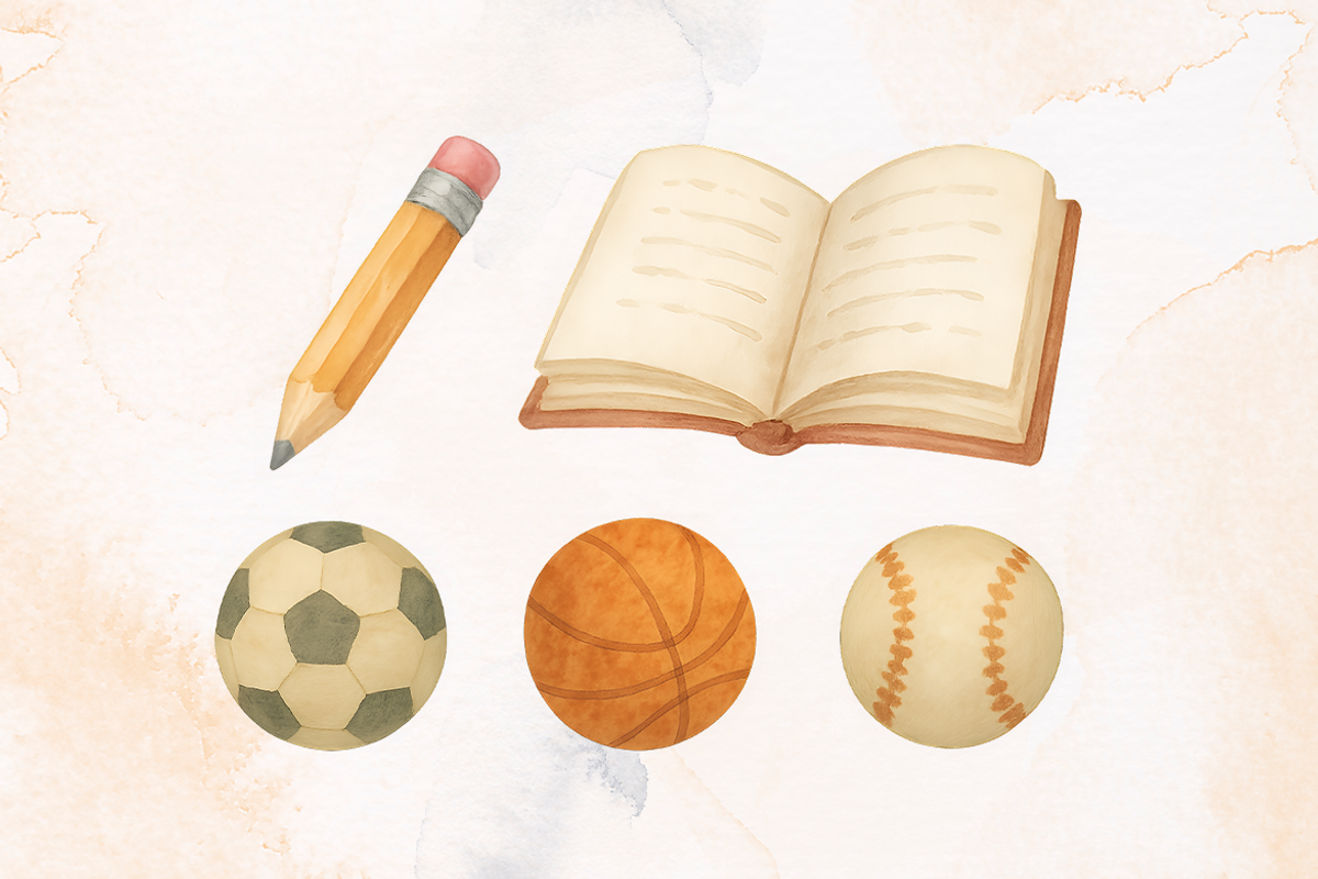 School Supplies Watercolor, an Education Illustration by muhisya (Photo 2 of 3)