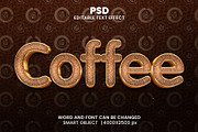 Coffee Text Effect PSD Template Gold, a Layer Style Add-On by bdrobin (Thumbnail 2 of 2)