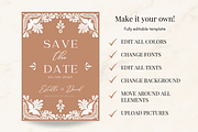 Save the Date & Wedding Invitation, a Templates & Theme by Akbaly (Thumbnail 3 of 10)