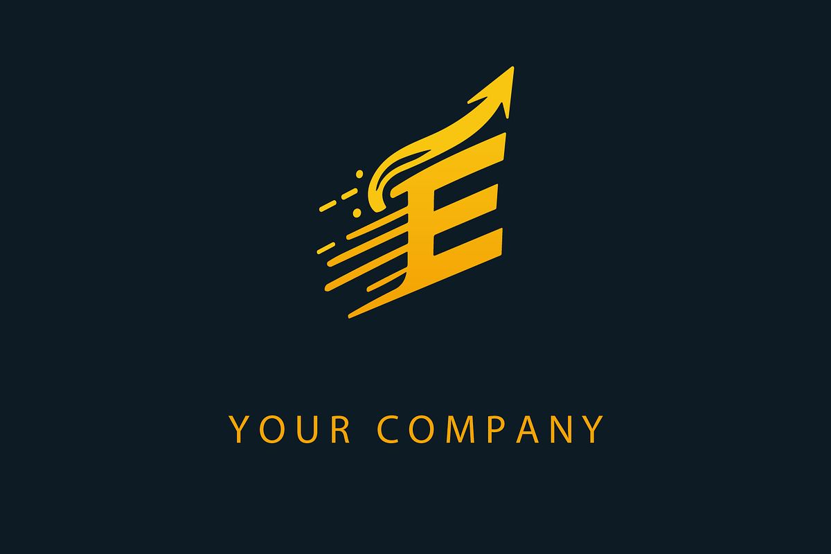 4 Modern Letter E logos, a Branding & Logo Template by HE Studio (Photo 2 of 5)