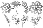 Botanical Metallic Plants & Flowers, an Object Graphic by kristiangallagher (Thumbnail 4 of 5)