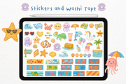 Sea Animal Goodnotes Stickers, an Illustration by mimimeow (Thumbnail 2 of 3)