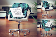 Blanket & Pillow On Chair Mockup, a Product Mockup by Denny's Mock-ups (Thumbnail 5 of 8)