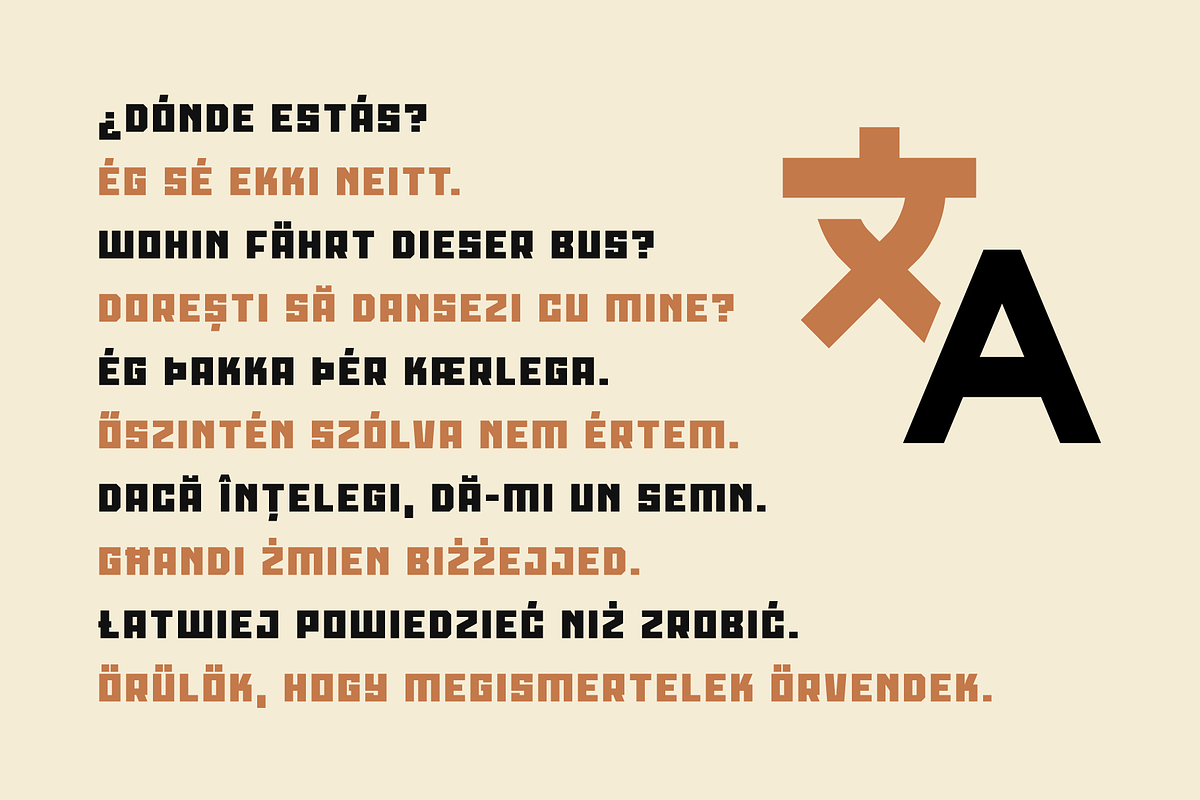 Roana Expressive Typeface