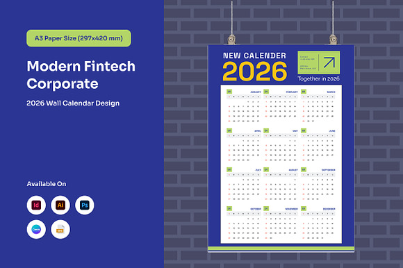 Fintech Annual Wall Planner 2026 preview 5