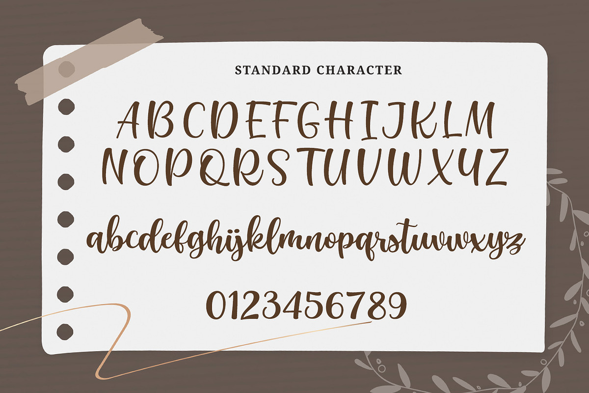 Reghina Marinka - Modern Script Font, a Script Font by Kotak Kuning Studio (Photo 8 of 9)