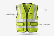 Construction Safety Vest Mockup, an Apparel Mockup by Ram Studio LLC (Thumbnail 2 of 8)