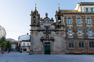 Historic Baroque Church of San Froilan in Lugo Galicia Spain, an Architecture Photo by Bepslabor