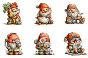 Whimsical Easter Gnome Clipart, an Illustration by CreationArt (Thumbnail 4 of 7)