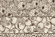 Fruits & Vegetables Vintage Patterns, a Pattern Graphic by ConceptCafe (Thumbnail 4 of 5)