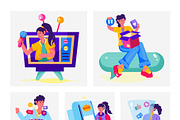 Marketing Illustrations, a Person Illustration by Prosymbols (Thumbnail 7 of 8)