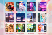 Over 2000+ Procreate Brushes by Di, a Brush Add-On by Disyukov (Thumbnail 4 of 7)