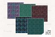 Forest Witch Pattern | Halloween, a Pattern Graphic by GlamArtZhanna (Thumbnail 2 of 4)