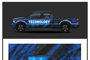 Dynamic Tech Vehicle Wrap, a Technology Illustration by CarWrap design (Thumbnail 3 of 4)