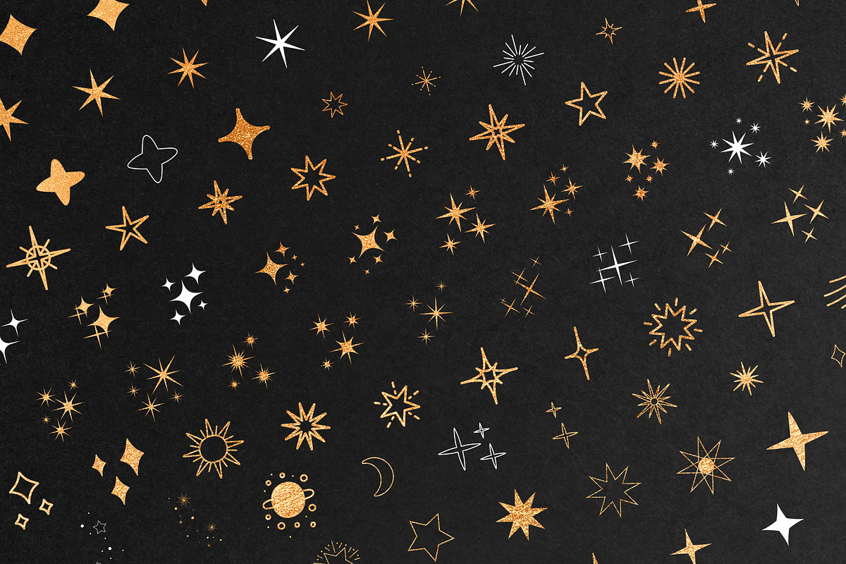 100 Procreate Stars Stamps, a Brush Add-On by RadekBroz (Photo 6 of 7)