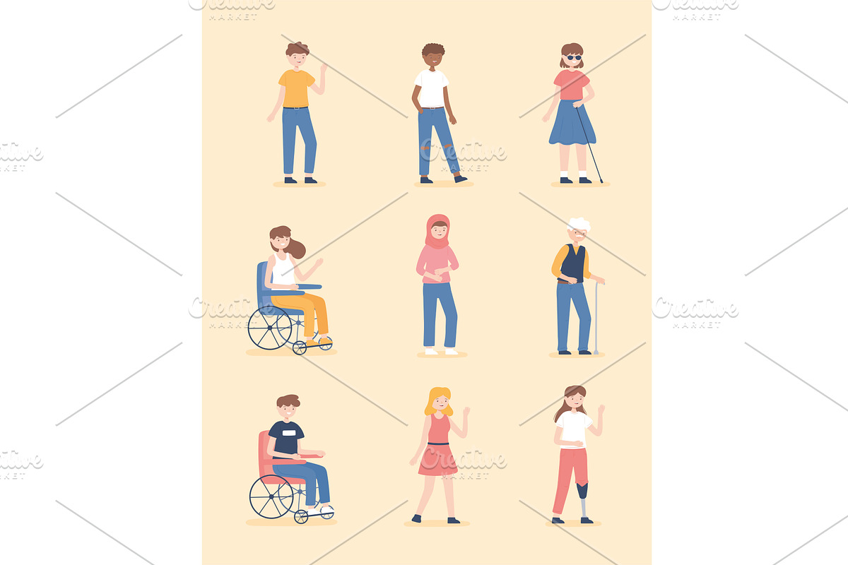 diverse group people, a Person Illustration by studiogstock