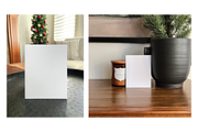 A2 Christmas Card Mockup Bundle, a Household Mockup by Saguaro Digital (Thumbnail 5 of 11)