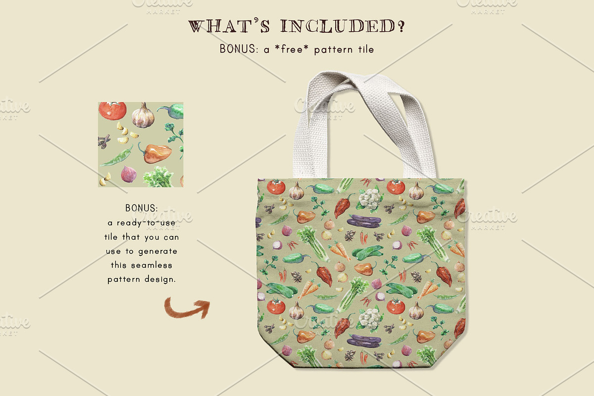 Watercolor Fresh Ingredients, a Food Illustration by Cynthia Arre (Photo 6 of 6)