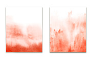 Coral ombre watercolor, a Texture Graphic by GraphicRain (Thumbnail 3 of 5)
