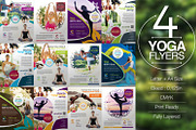 Yoga Flyer Bundle, a Flyer Template by KitCreativeStudio2 (Thumbnail 1 of 5)