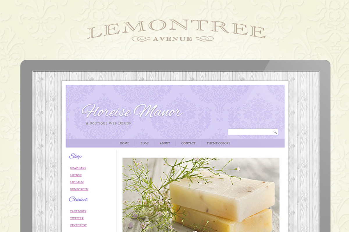 Floreise Manor (Lavender), a WordPress Template by Creative Cottage & Co.