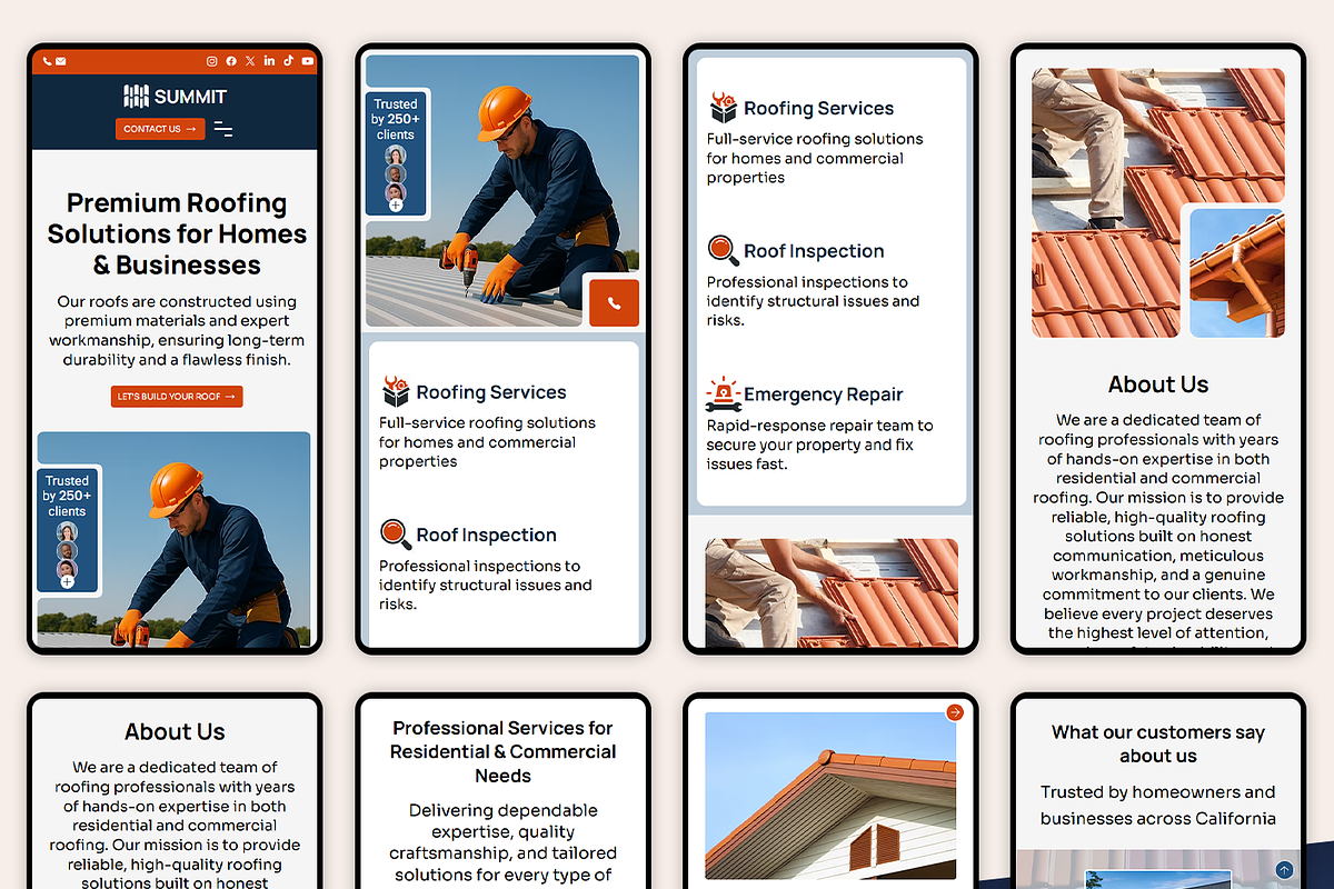 Roofing & Construction Website, a Wix Template by Kitteeh (Photo 5 of 17)