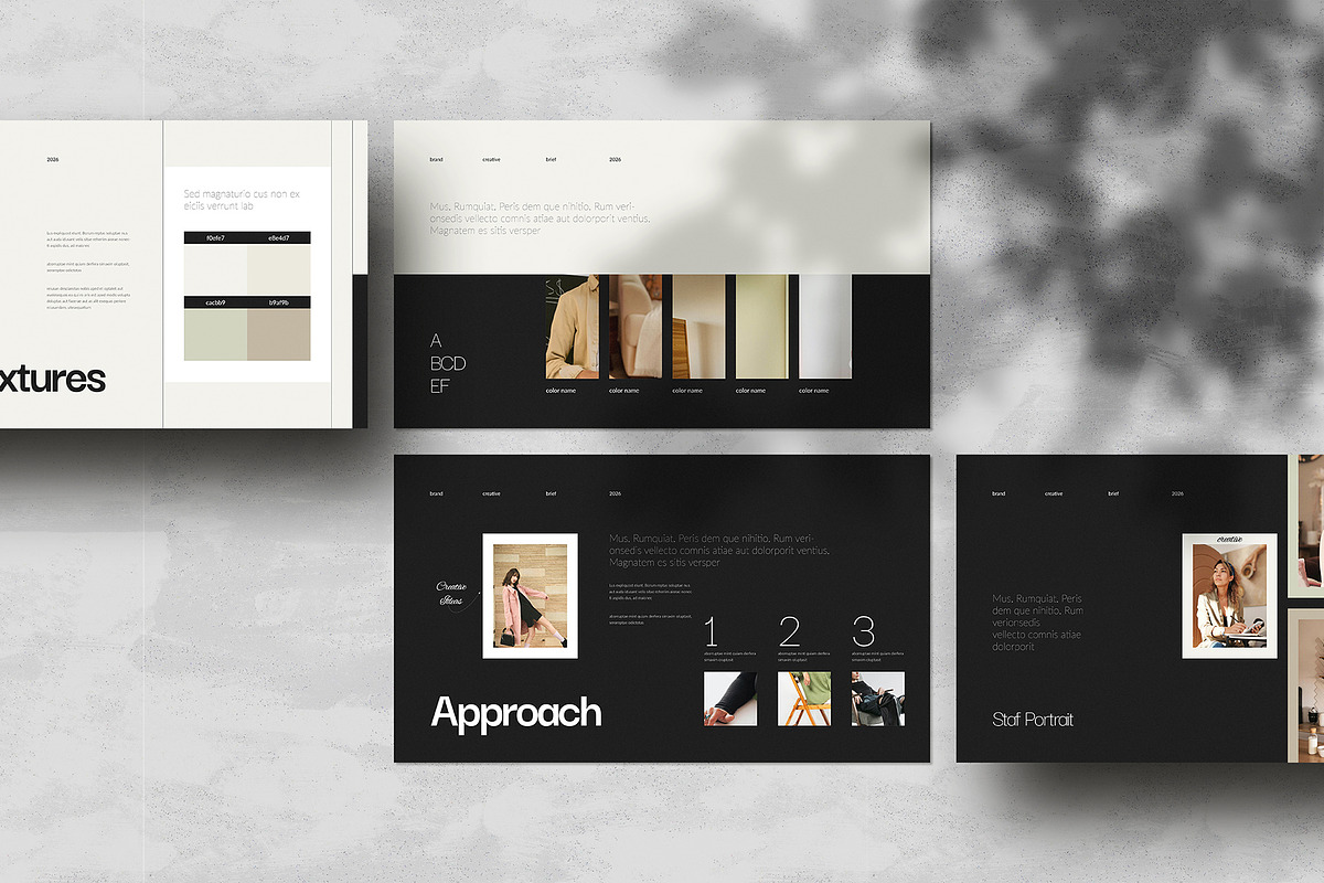Creative Brief Template, a Presentation Template by White Graphic (Photo 5 of 8)