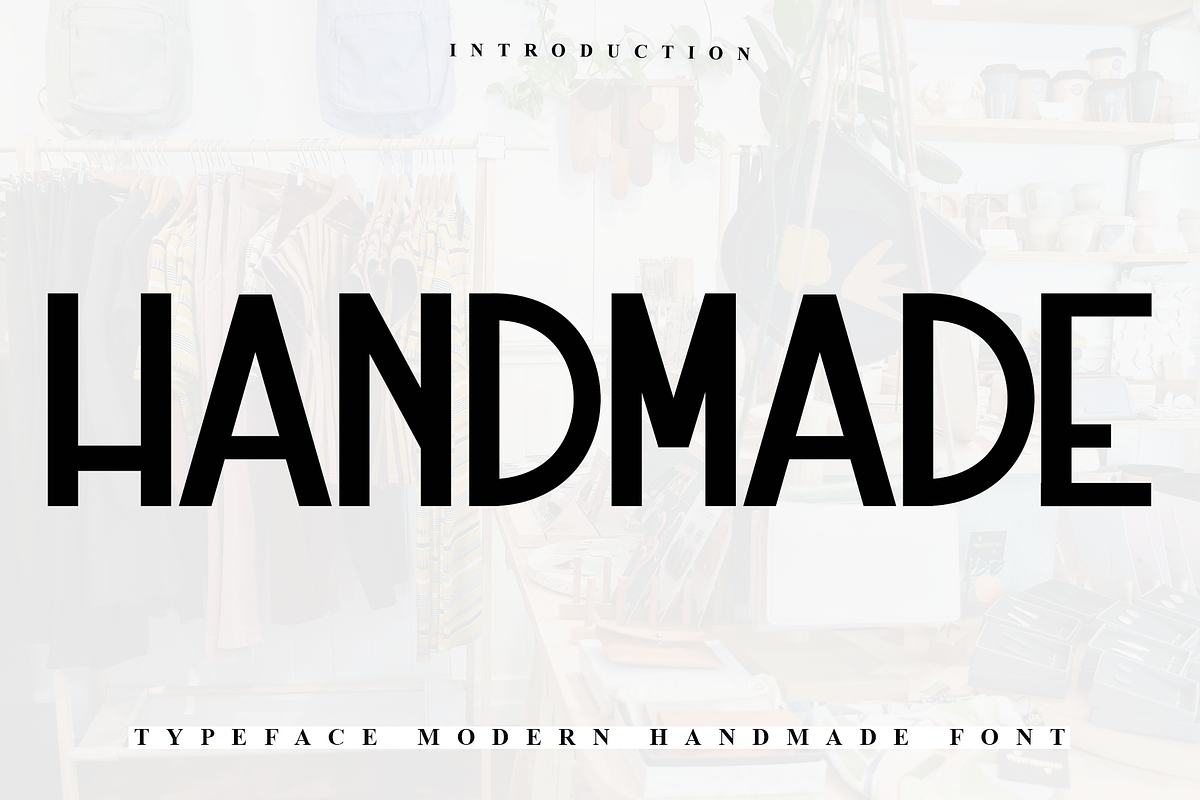 HANDMADE, a Sans Serif Font by InermediaSTUDIO (Photo 1 of 7)