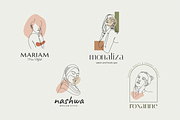 Woman Line Art Logo Templates, a Branding & Logo Template by Telllu & Friends (Thumbnail 4 of 9)