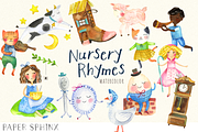 Mother Goose Nursery Rhymes Pack, an Illustration by PaperSphinx (Thumbnail 1 of 3)