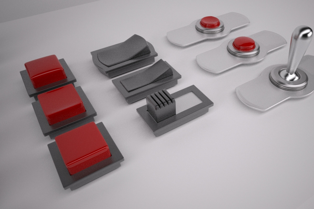Switches & Buttons, a 3D by kjpargeterimages (Photo 2 of 7)