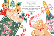 Christmas Mahjong Cocktails, a Decorative Illustration by TheHappyGiftArt (Thumbnail 10 of 10)