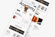Aicademee - Landing Page Template, a Landing Page Template by fakhroo (Thumbnail 3 of 3)