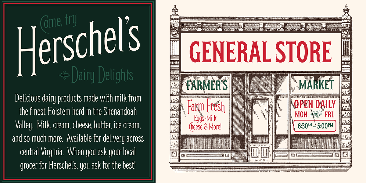 Herschel, a Serif Font by Tried & True Supply Co. (Photo 15 of 16)