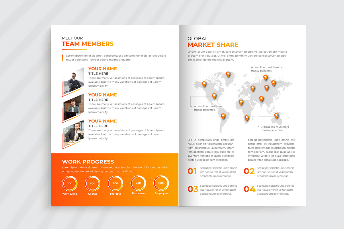 Corporate Annual Report, a Brochure Template by pixelcreatx (Photo 6 of 6)