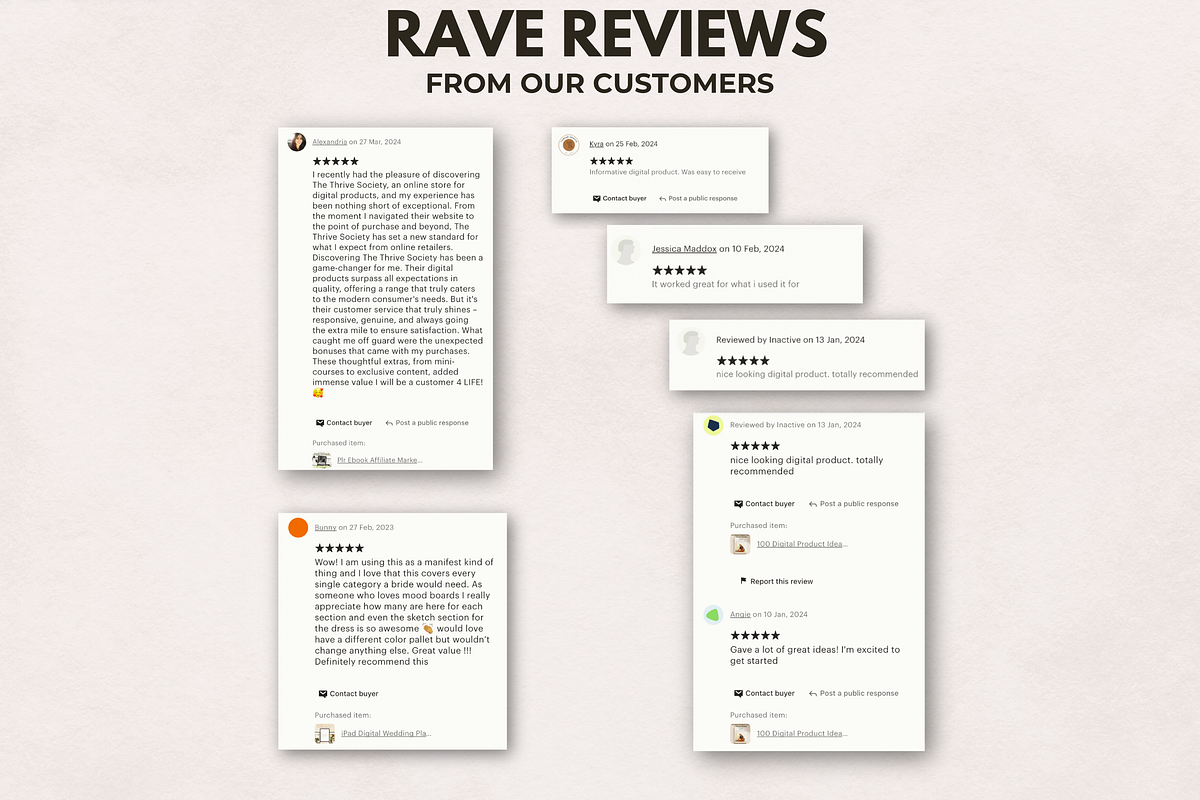150+ PLR MRR Digital Products, a Presentation Template by The Thrive Society (Photo 10 of 10)