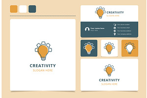 Light bulb logo concept combining, an Object Illustration by Aimagenarium@gmail.com