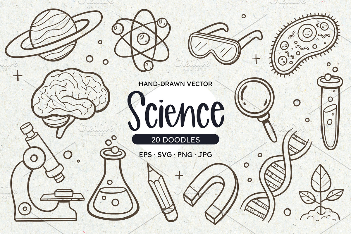 Science Doodles: School Subject, an Education Illustration by insemar (Photo 1 of 4)