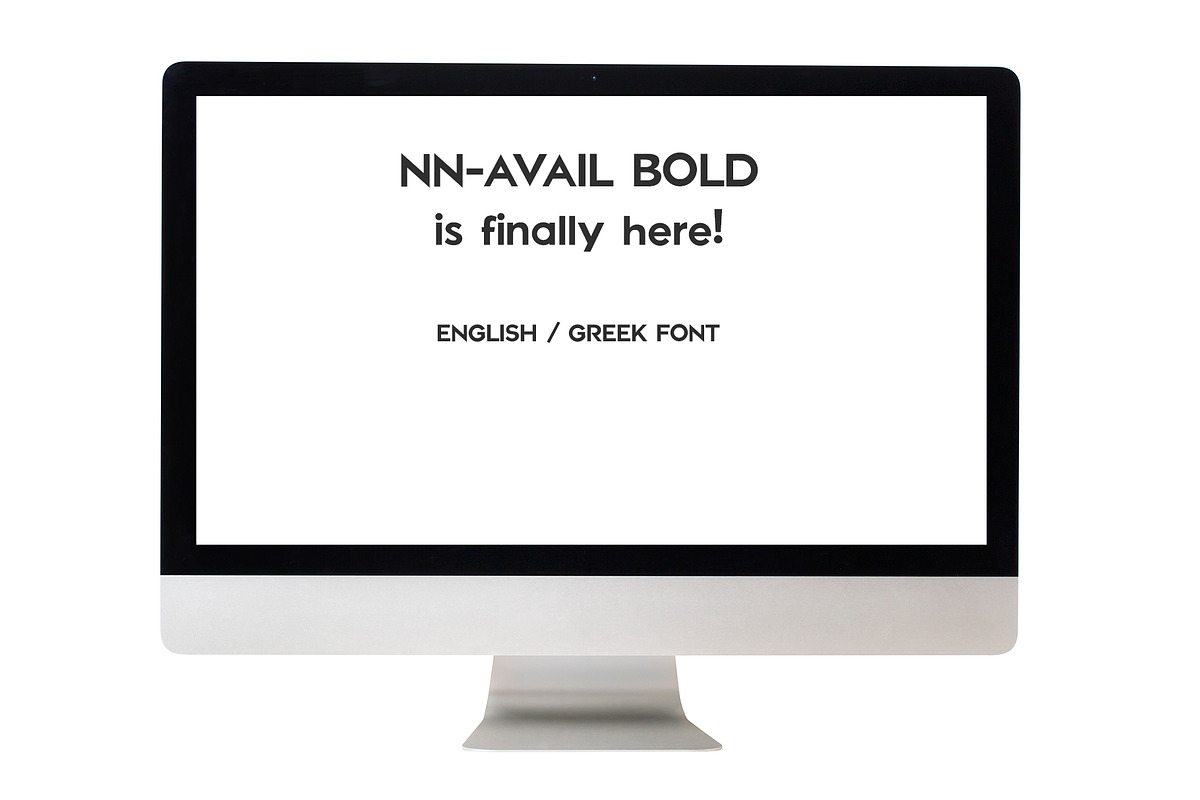 NN-AVAIL Bold font, a Sans Serif Font by Nick Novell (Photo 2 of 3)