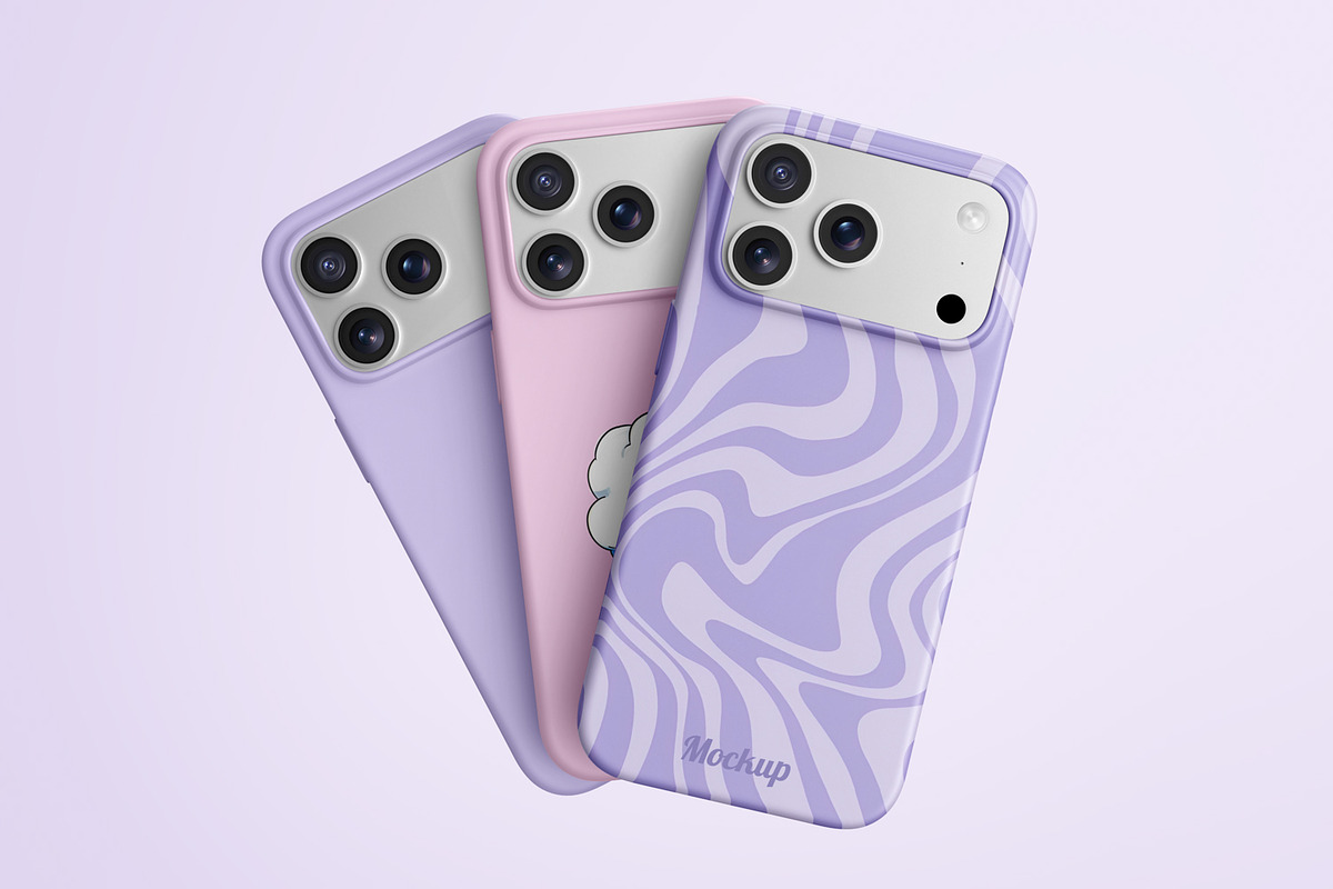 High Quality iPhone 17 Case Mockup, an iPhone Mockup by RamStudio2 (Photo 11 of 14)