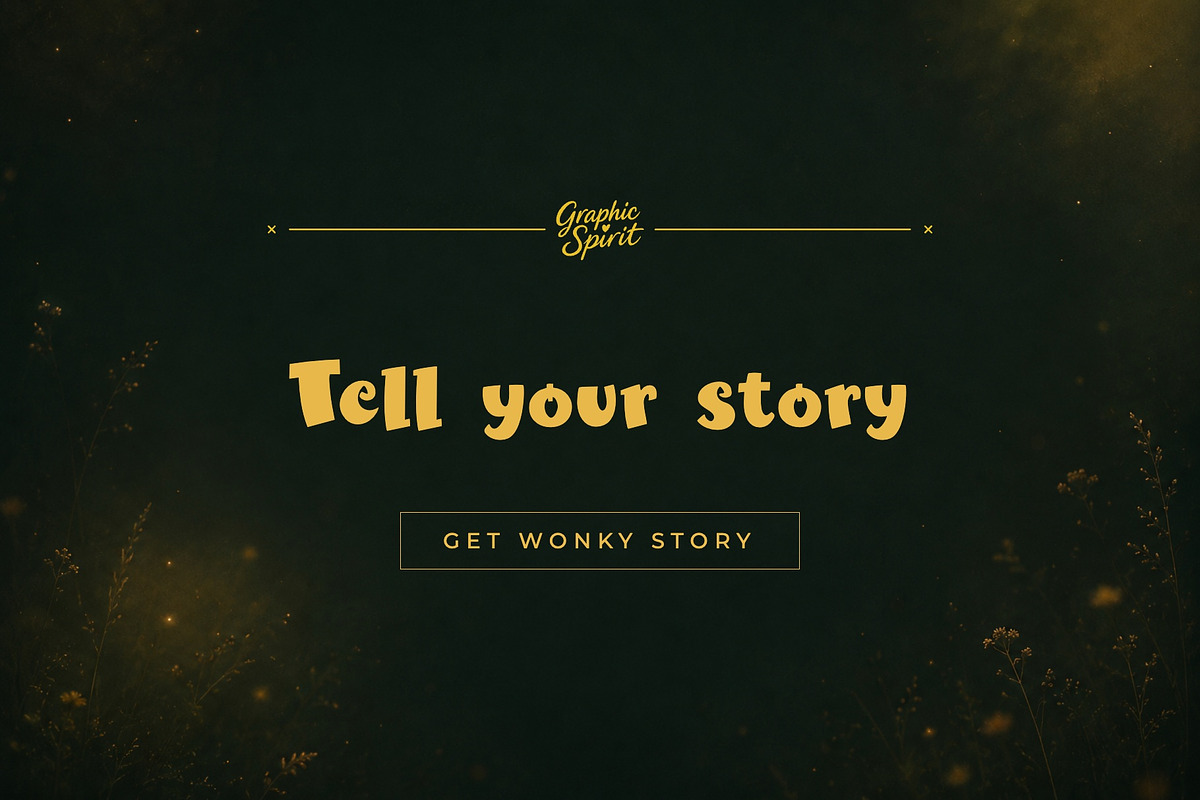 Wonky Story Font, a Handwritten Font by Graphic Spirit (Photo 8 of 8)