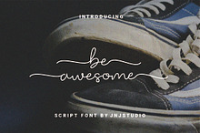 Be Awesome Script Font