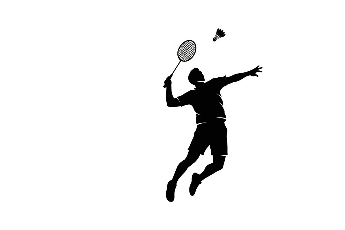 Badminton Smash Silhouettes, an Illustration by Amazin_art (Photo 8 of 31)