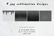 Silver glitter 20oz Skinny Tumbler, an Object Graphic by AnastasiaWatercolor (Thumbnail 5 of 6)