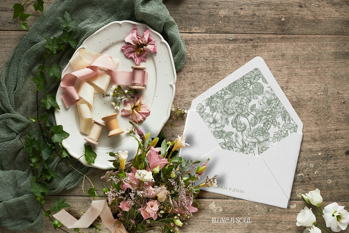 Vintage Botanical Floral - Clipart, a Decorative Illustration by BlumenSoul (Photo 10 of 10)